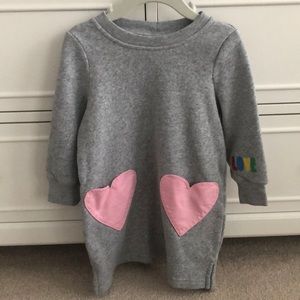 Toddler girls sweatshirt dress in size 3